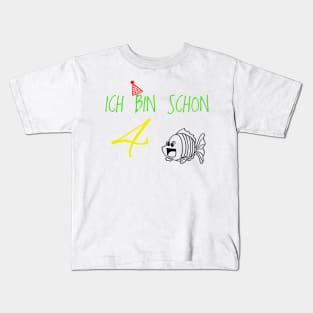 Children's birthday 4 years gift t-shirt Kids T-Shirt